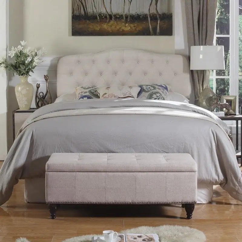 Copper Grove Bunlap Upholstered Storage Bench