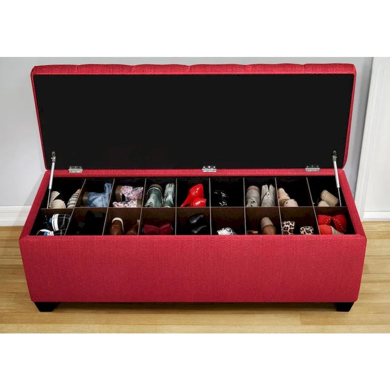 The Sole Candice Tulip Secret Shoe Storage Bench