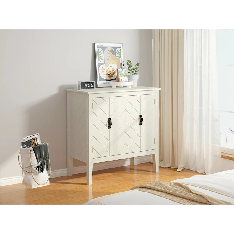 2 Door Wooden Sideboard Cabinets