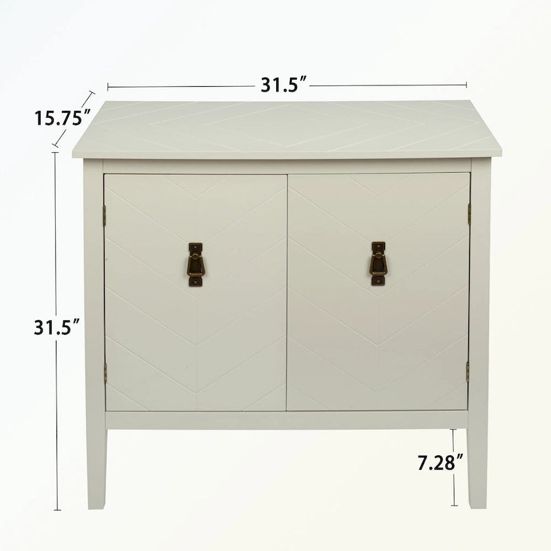 2 Door Wooden Sideboard Cabinets