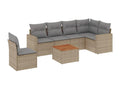 Beige Woven Resin Wicker Outdoor Furniture Set - dlz1766579666856
