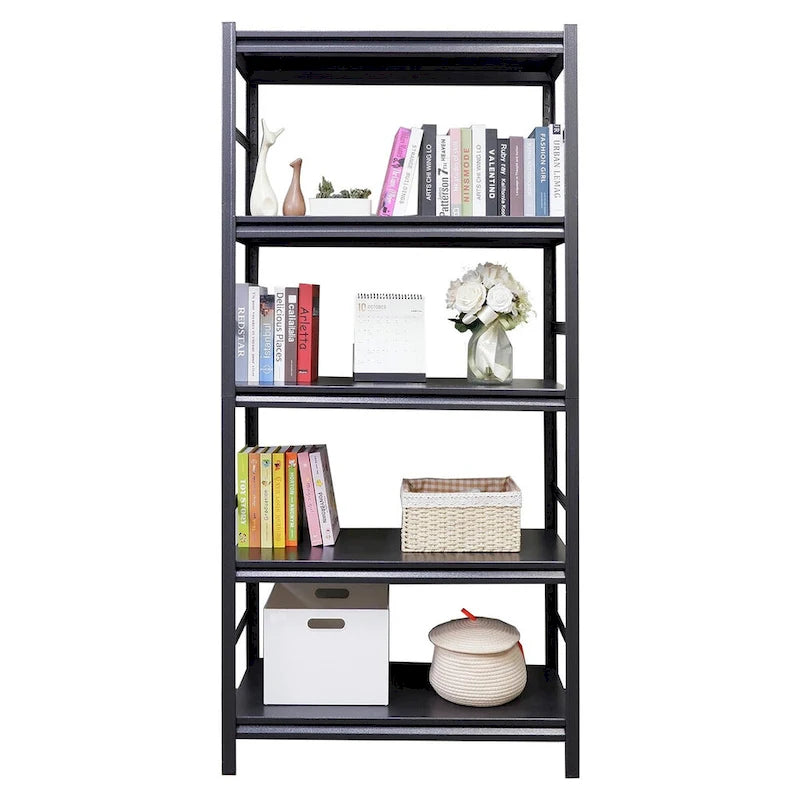 Adjustable Heavy Duty Metal Shelving - 5-Tier Storage Shelves, 2000LBS Load, Kitchen, Garage, Pantry H63 * W31.5 * D15.7