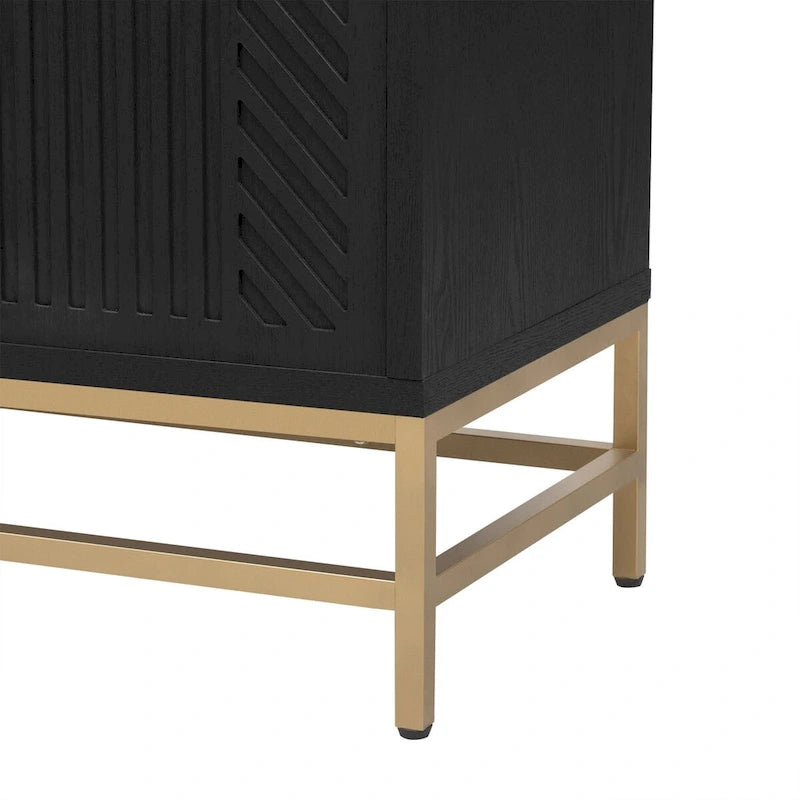 Retro Style Sideboard with Adjustable Shelves