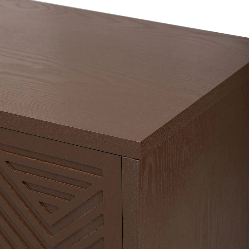 Retro Style Sideboard with Adjustable Shelves