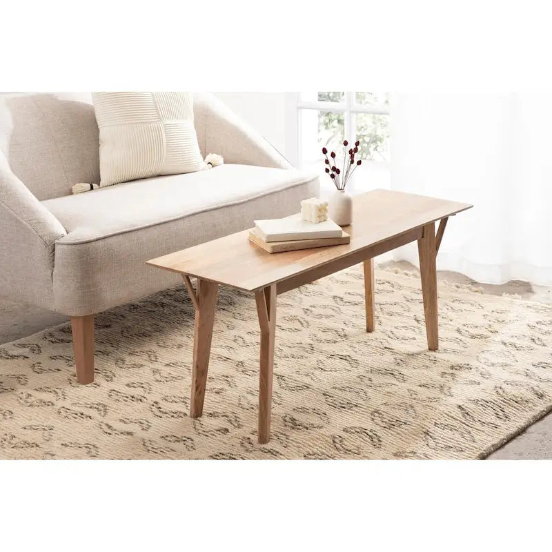 Kate and Laurel McCutcheon Wood Bench