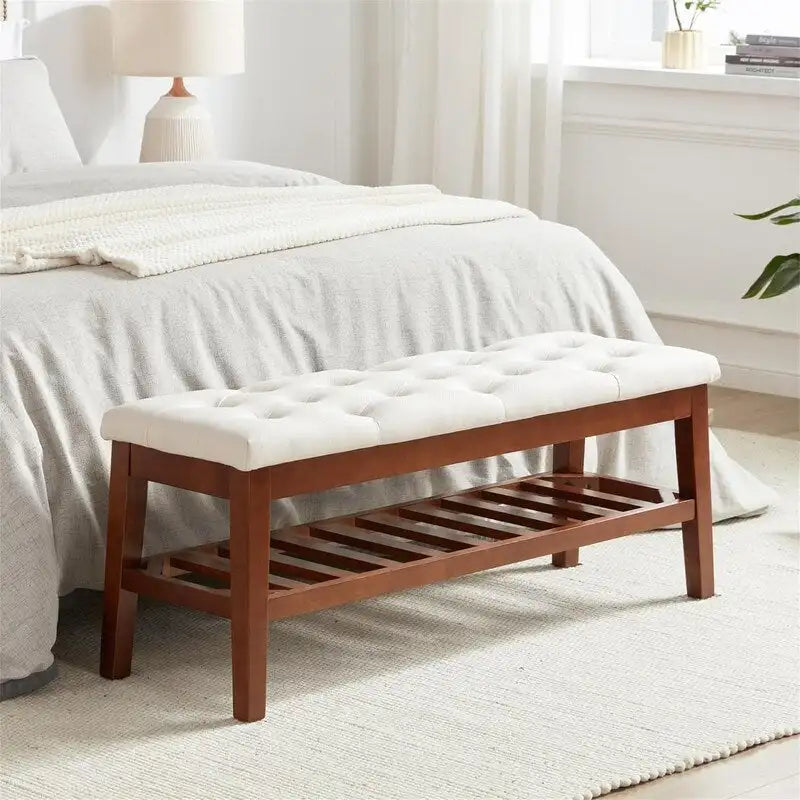 Shoe Bench Entryway - 43.3D x 14W x 18H