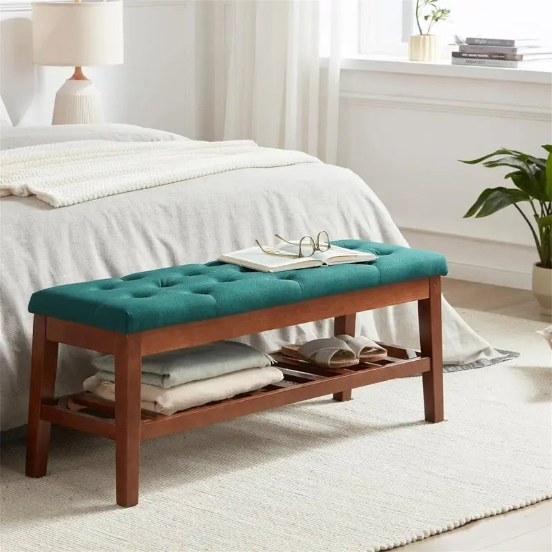 Shoe Bench Entryway - 43.3D x 14W x 18H