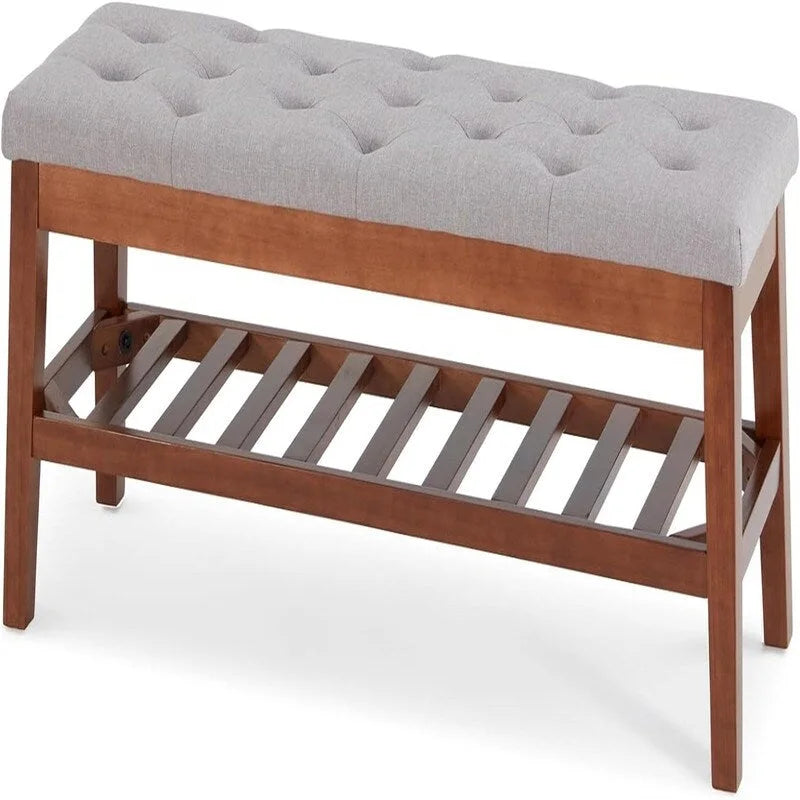 Shoe Bench Entryway - 43.3D x 14W x 18H