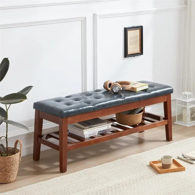 Shoe Bench Entryway - 43.3D x 14W x 18H