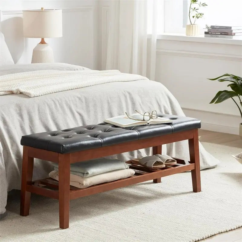 Shoe Bench Entryway - 43.3D x 14W x 18H