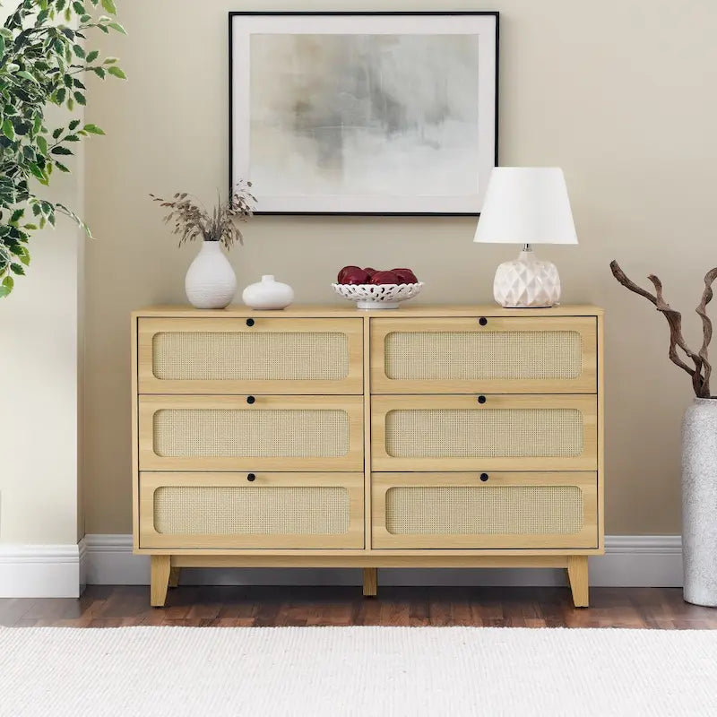 Drawer bedroom dresser,wooden antique dresser,TV cabinet bedroom living room corridor storage dresser,six-drawer cabinet