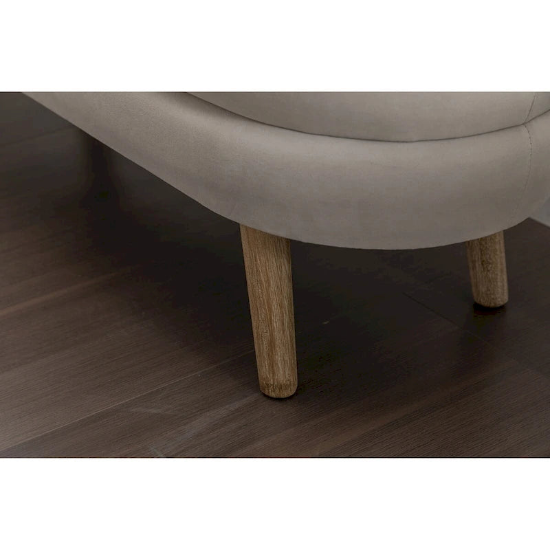 Velvet Fabric Storage Bench Bedroom Bench With Wood Legs For Living Room Bedroom Indoor