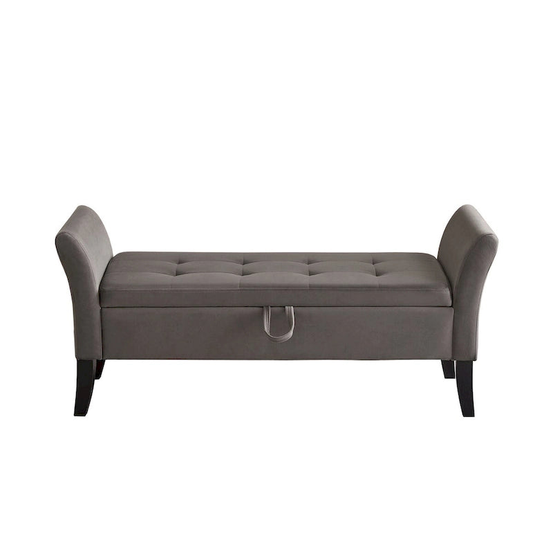 51.5 Bed Bench with Storage Velvet Space-Saving Sofas for Living Room, Apartment and Office