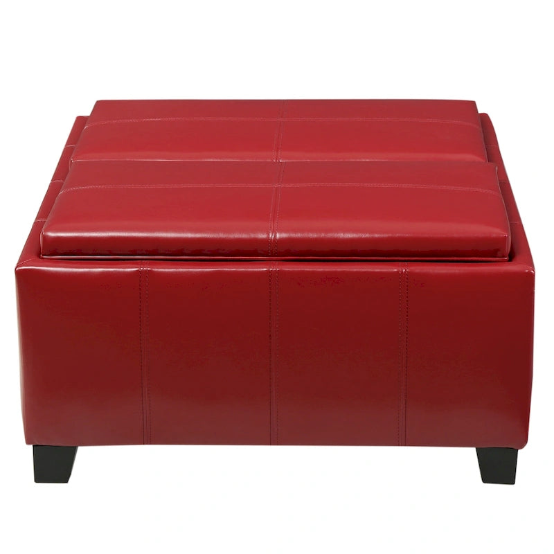 Modern Upholsteredoe Storage Bench Ottoman