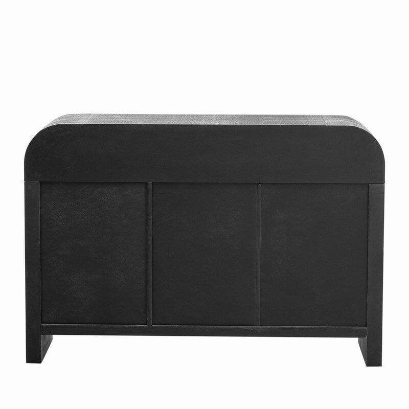 47.2W Sideboard with Gold Handles and Adjustable Dividers - N/A