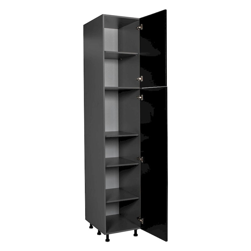 18 x 84 Utility Cabinet-Double Door-Grey - 18 x 84 x 23 3/8