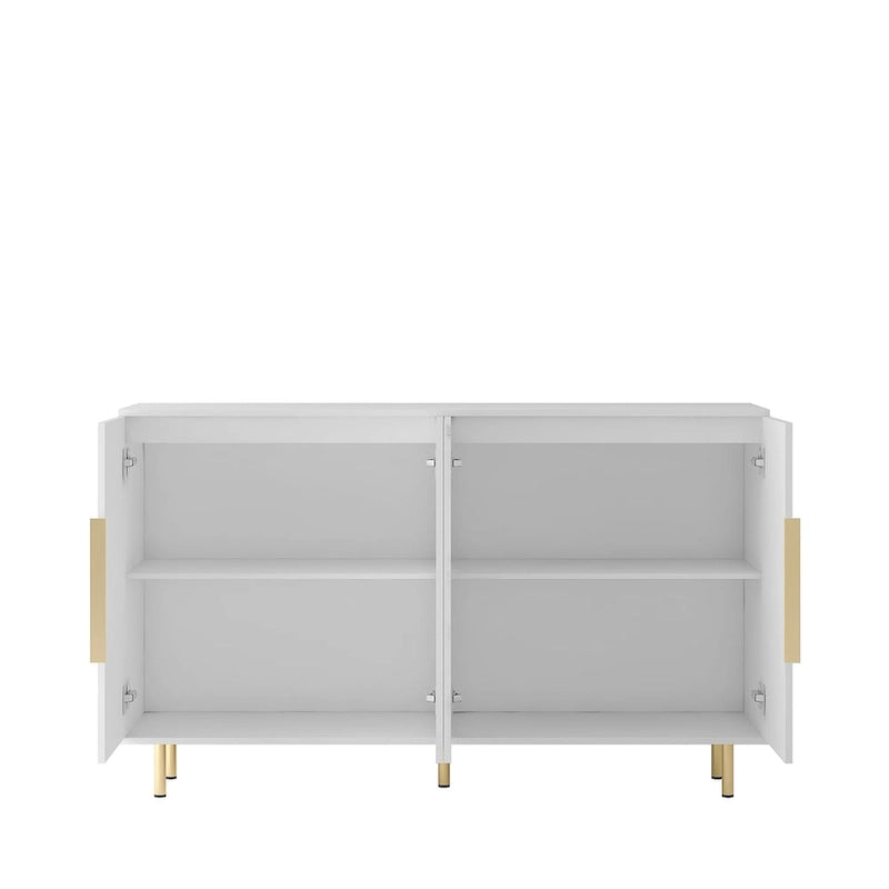 Modern Buffet Cabinet with Storage and Adjustable Shelves
