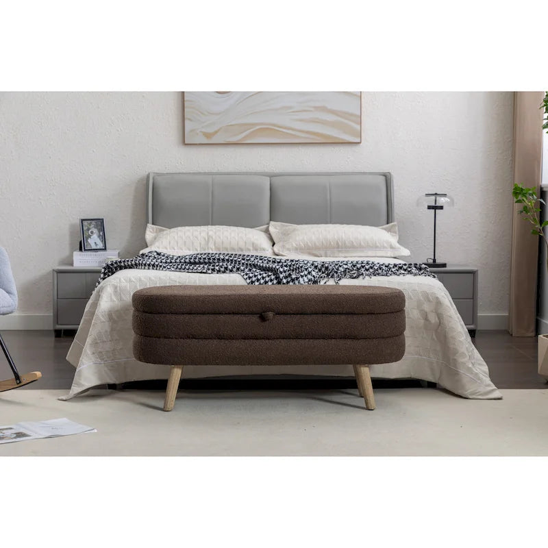 Storage Bench Bedroom Bench With Wood Legs