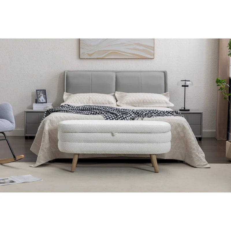 Storage Bench Bedroom Bench With Wood Legs