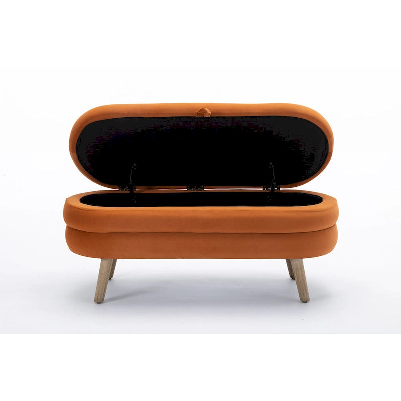 Storage Bench Bedroom Bench With Wood Legs