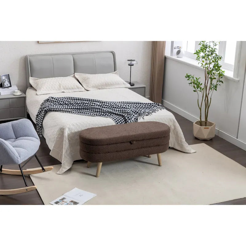 Storage Bench Bedroom Bench With Wood Legs