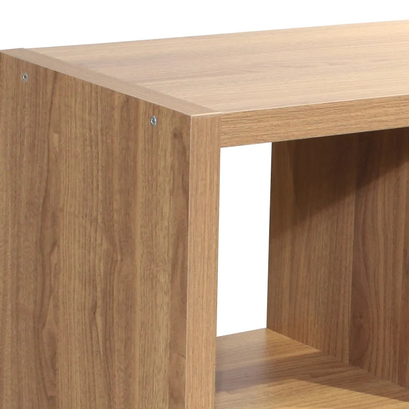 Smart Cube 8-Cube Organizer Storage with Opened Back Shelves,2 X 4 Cube Bookcase Book Shleves for Home,Office (White)