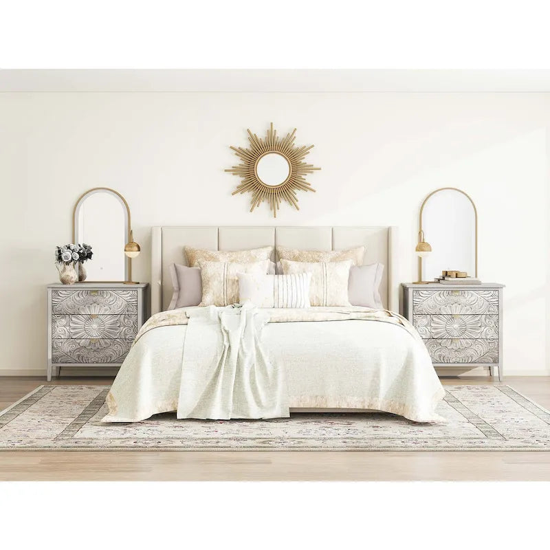 3 Drawer Cabinet, American Furniture, Suitable for Bedroom, Living Room, Study