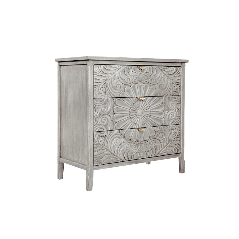 3 Drawer Cabinet, American Furniture, Suitable for Bedroom, Living Room, Study