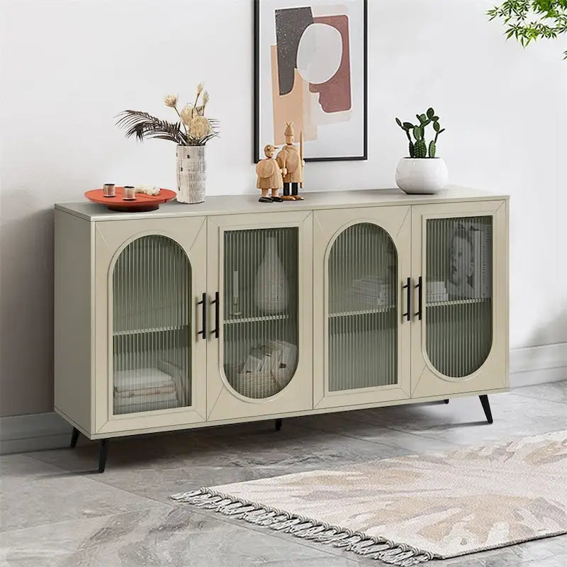 Sideboard Storage Cabinet & Adjustable Shelves for Living Room Bedroom