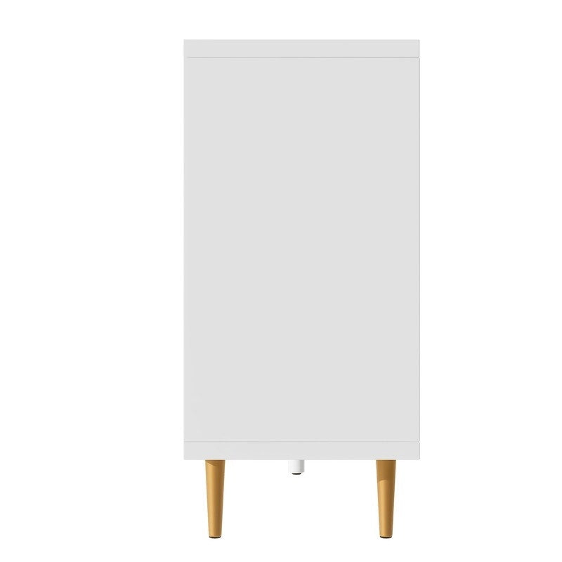 Modern TV Stand with Adjustable Shelves