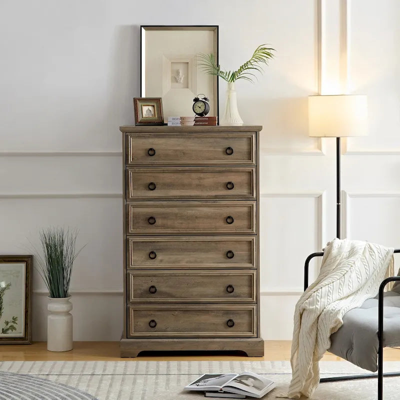 MM Modern 6 Drawer Dresser