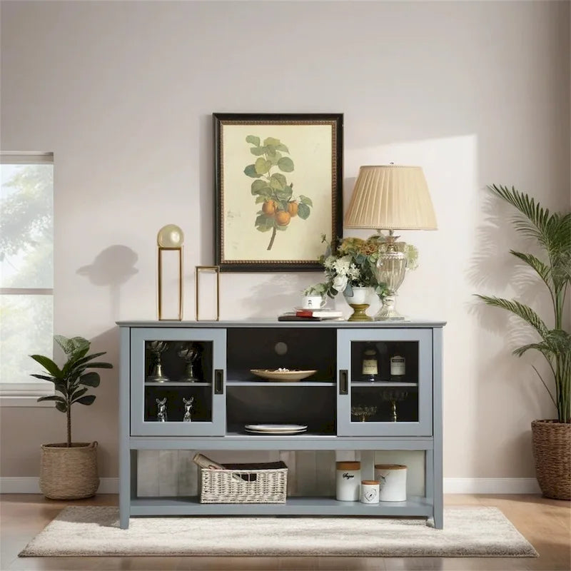 Sideboard Buffet Table with Doors