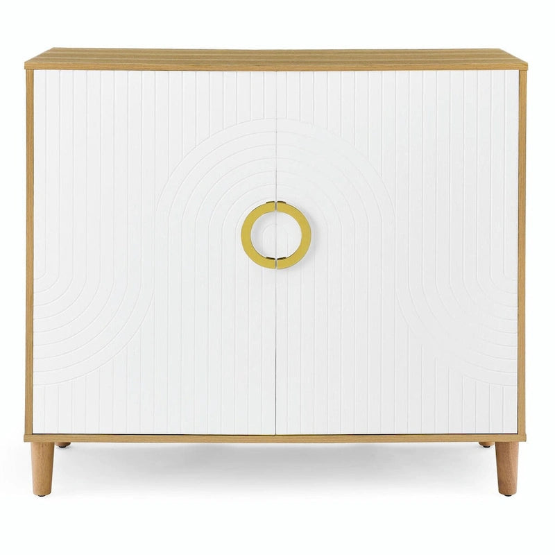 Comfortable Modern Storage Cabinet with Adjustable Shelves