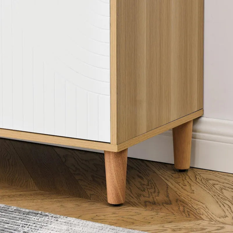 Comfortable Modern Storage Cabinet with Adjustable Shelves