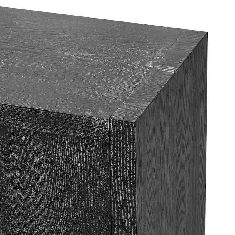 63 Four-Door Sideboard with Adjustable Shelves for Hallway Entryway Living Room