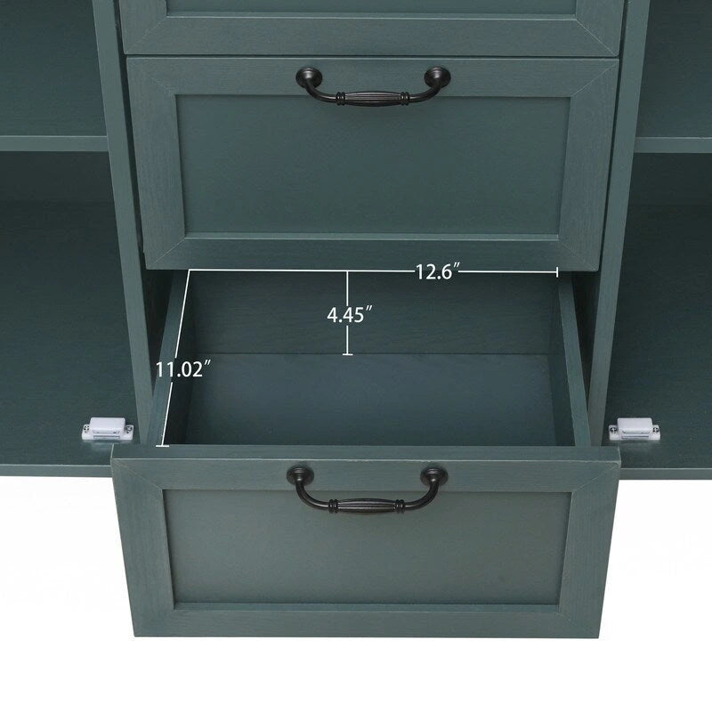 2 Door 3 Drawer Cabinet, American Furniture, Suitable for Bedroom, Living Room, Study