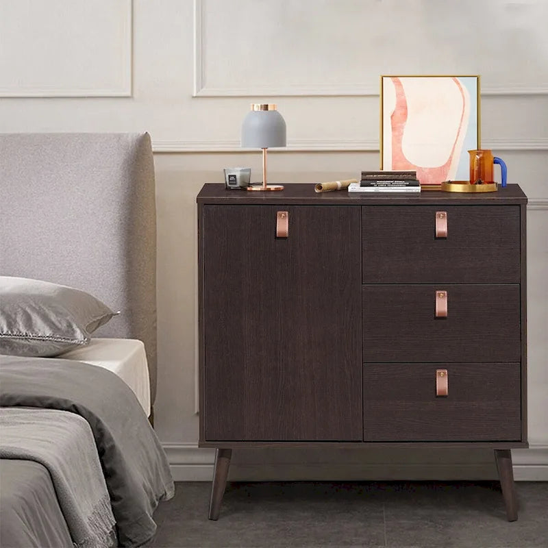3-drawer Sideboard Storage Display Cabinet