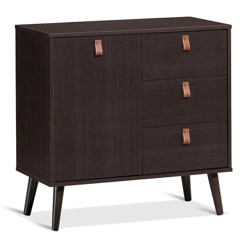 3-drawer Sideboard Storage Display Cabinet