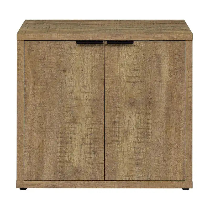 Pamplona Mango 2-door Accent Cabinet with Adjustable Shelves