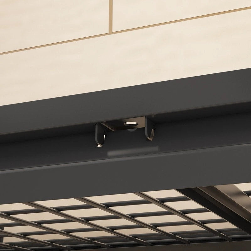 5-Tier Black Adjustable Metal Shelving Unit Heavy Duty Garage Storage