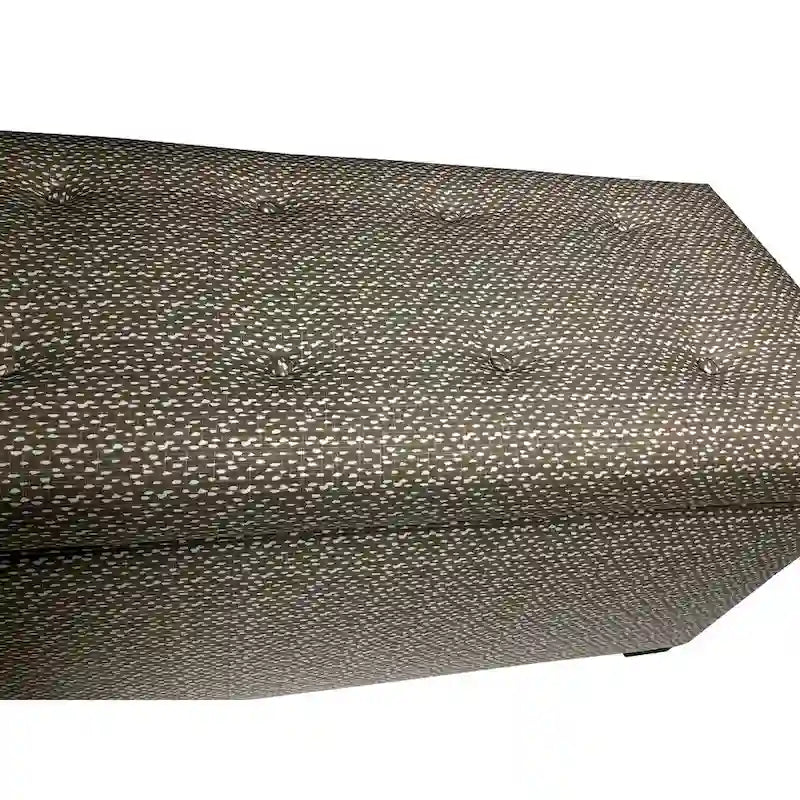 Transitional Upholstered Living Room Storage Bench