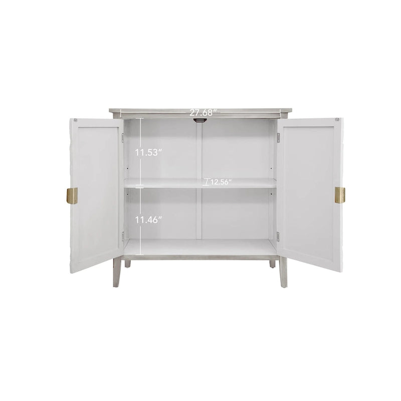 2 Door Cabinet, American Furniture, Suitable for Bedroom, Living Room, Study