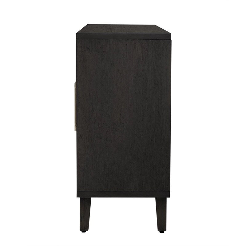 Light Luxury Style Cabinet with Four Linen Cabinet Doors,Suitable for Living Room,Study Room,Entrance