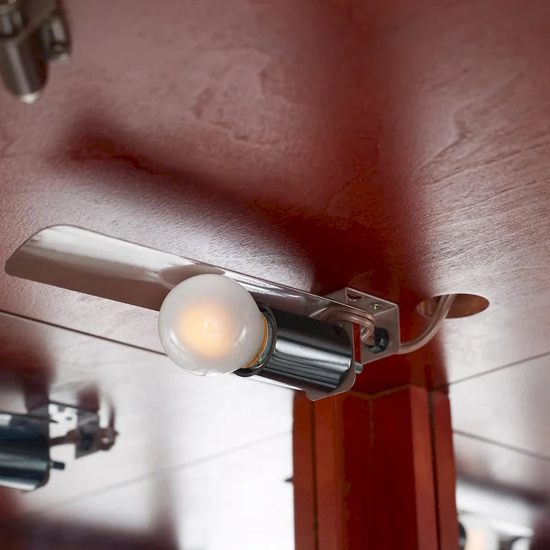 6 Shelf Corner Curio Display Cabinet with Lights, Mirrors and Adjustable Shelves, Cherry