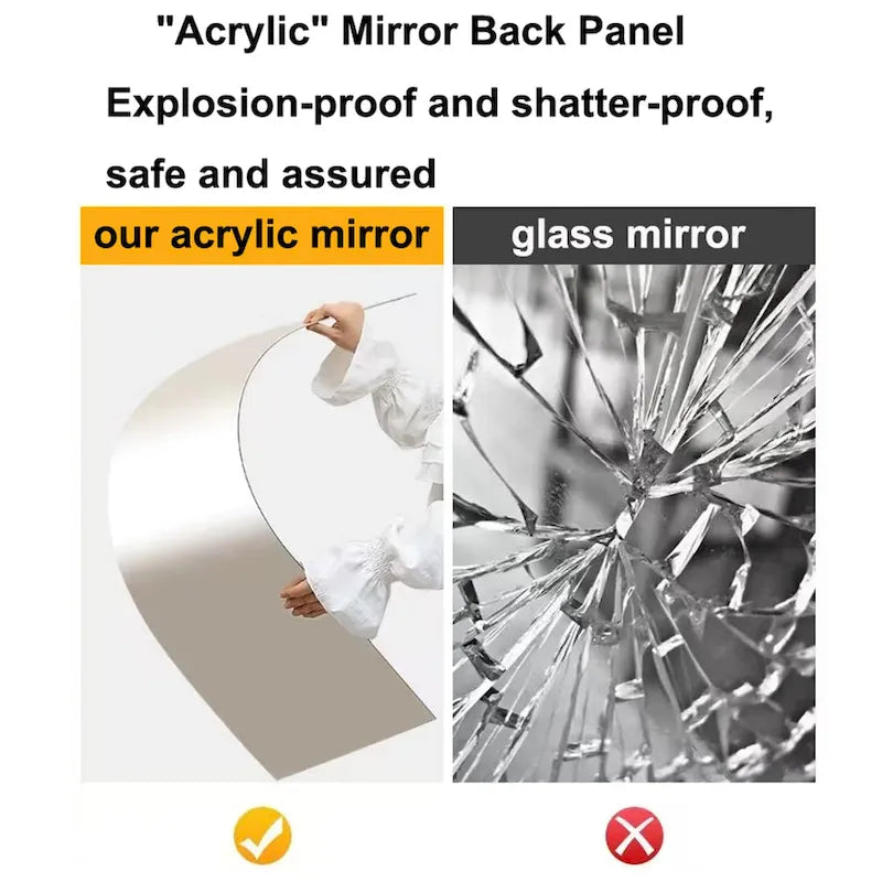 6 Shelf Corner Curio Display Cabinet with Lights, Mirrors and Adjustable Shelves, Cherry