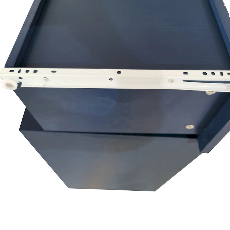 2-Door 3-Drawer Cabinet with Carved Effect