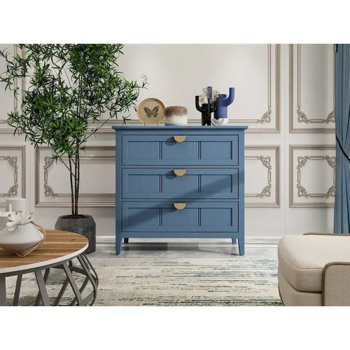 3 Drawer Cabinet, American Furniture,Suitable for bedroom, living room, study