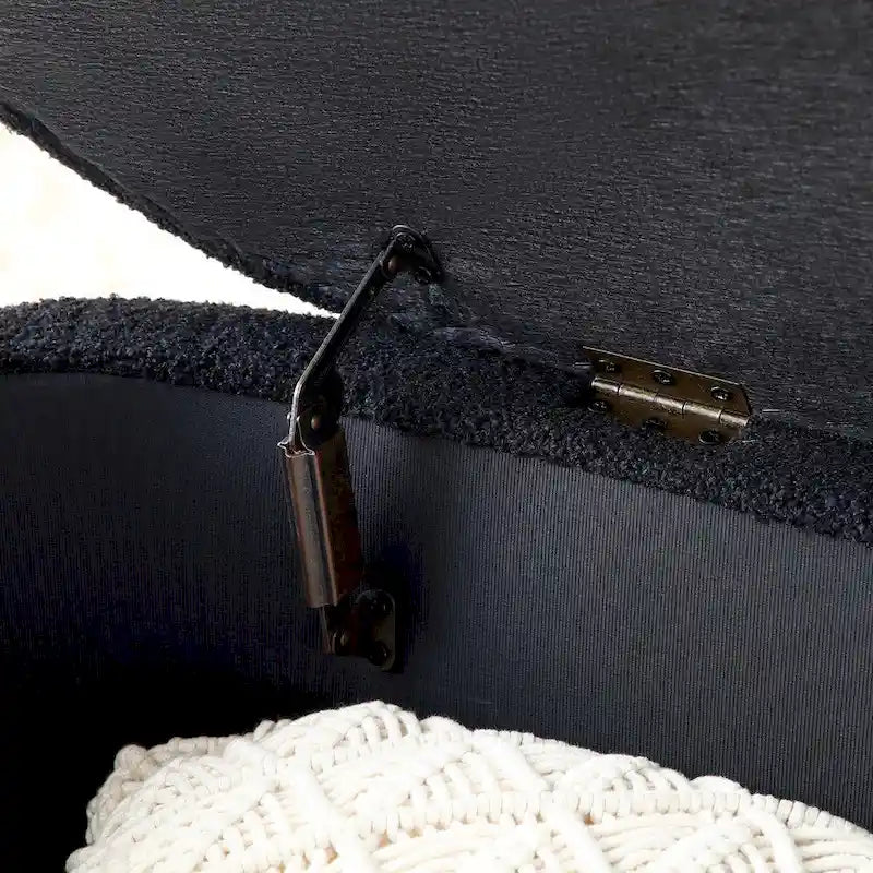 End of Bed Bench with Storage Upholstered Sherpa Large Bench Ottoman Shoe Stool Long Bench Window Sitting Toy Storage Bench