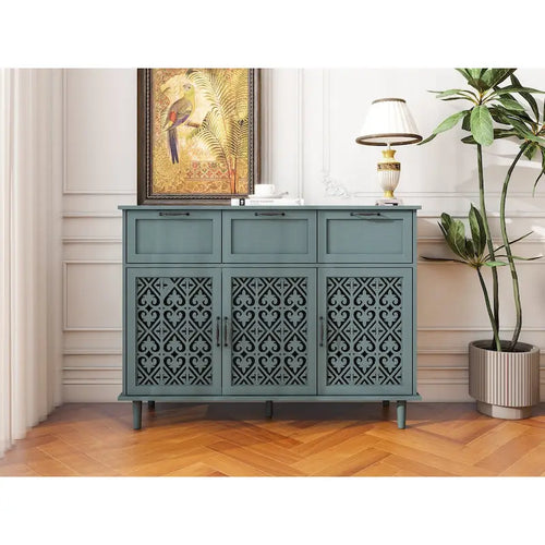 3 Door 3 Drawer Cabinet, American Furniture, Suitable for Bedroom, Living Room, Study