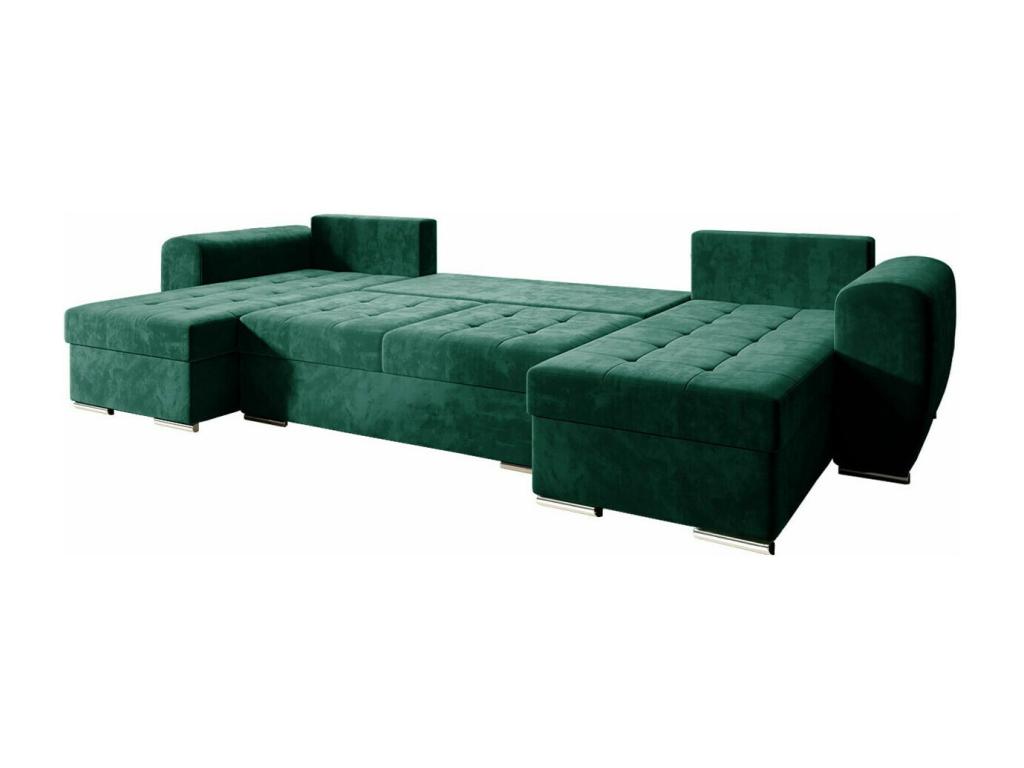 Brown Sofa, 326 x 157 x 97 cm